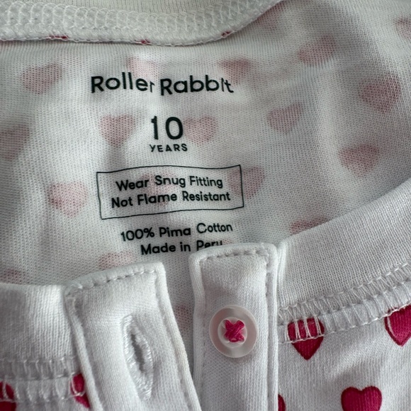 Roller Rabbit Heart Pajamas - Picture 2 of 5